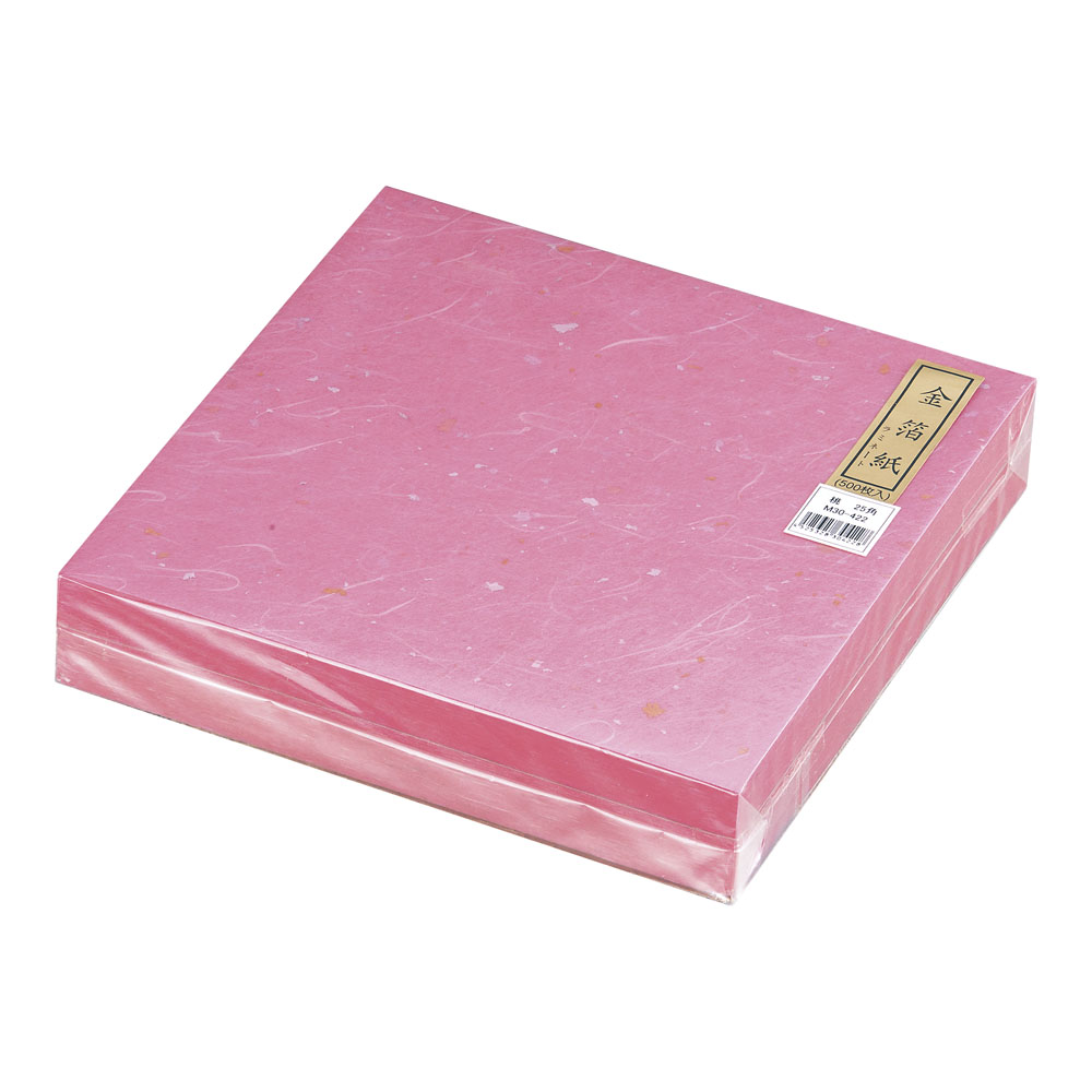 金箔紙ラミネート 桃 (500枚入) M30−422|フタバキッチン