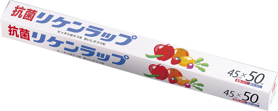 リケン抗菌ラップ　幅４５×５０ｍ ケース単位３０本入 16,769円