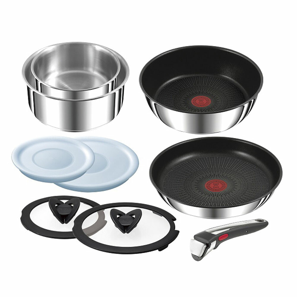 【本日限り】T-fal ティファール IHステンレスエモーション セット9 大処分SALE特価！】T-FAL インジニオネオIHステンレス