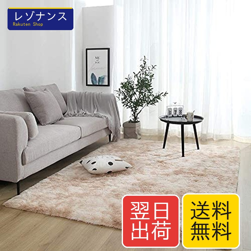 洗えるラグ 北欧 長方形 ラグマット 極厚毛足約4.0cm 絨毯 防ダニ 滑り止め付 抗菌 防臭 ふわふわ 秋冬 冷房 床暖房対応 (ブラウン, 200x250)