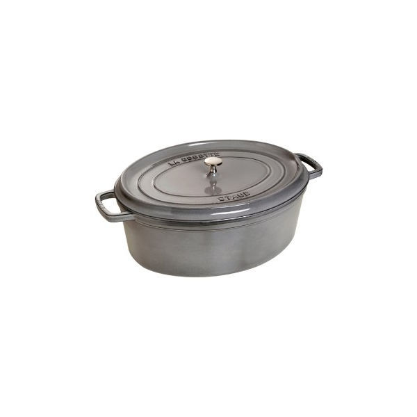 STAUB ピコ・ココット オーバル 品番 41cmグレー40509-508 ストウブ 鍋