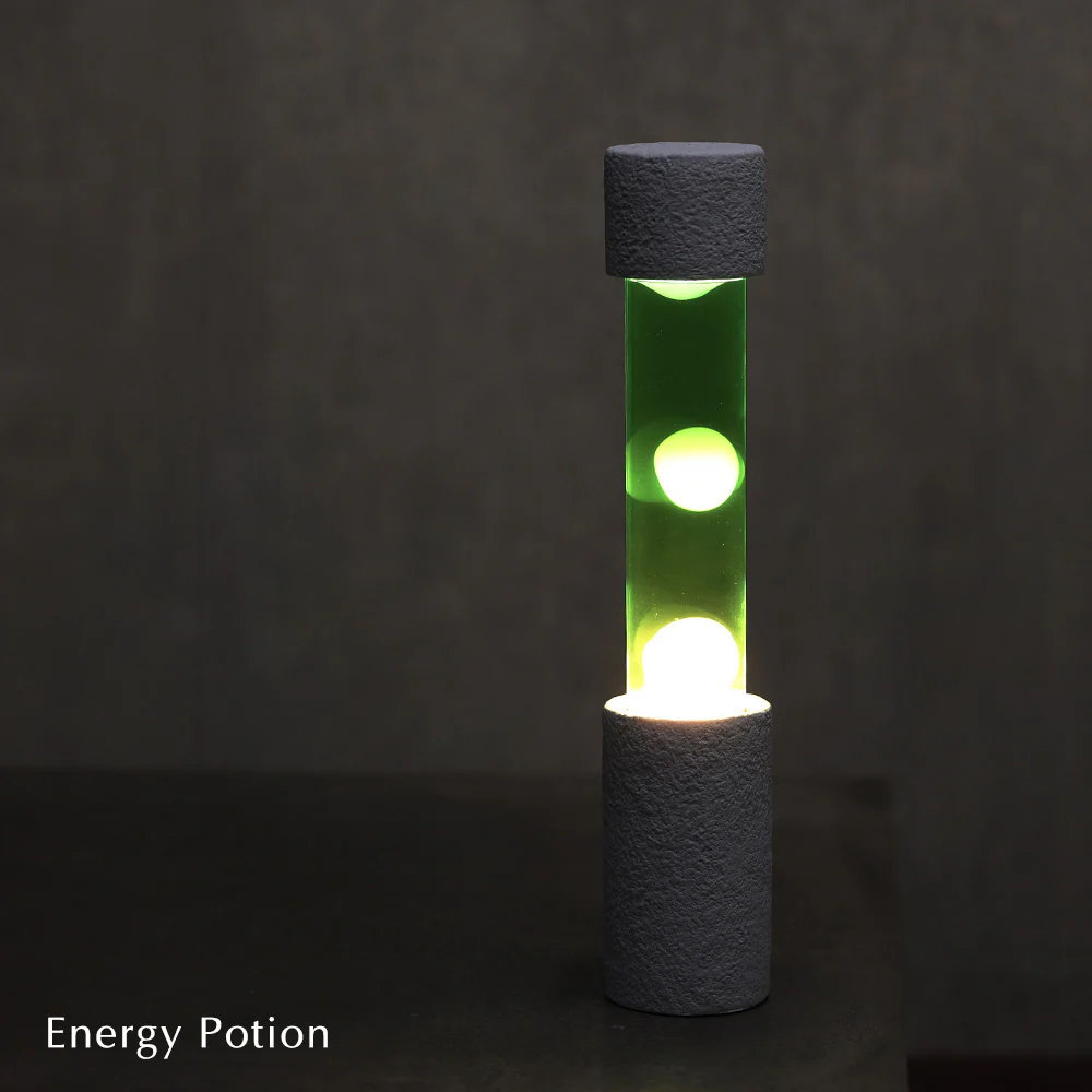 騾馬照明ランプ Dripping Lamp Energy Potion 活動力 ポーション ジーメンスション照明ランプ 蝋涙照明ランプ 間接的な行動照明装置 室内装飾照明装置