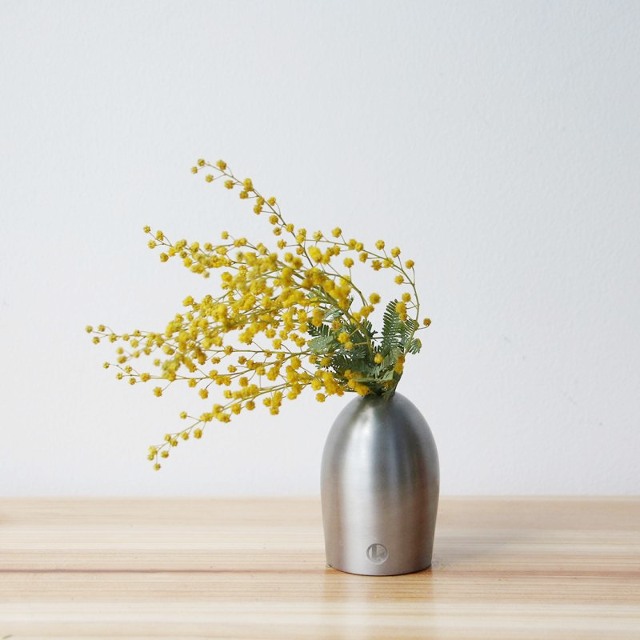 楽天市場】Alx Vase【 Silver 】花瓶 アルミ製 フラワーベース