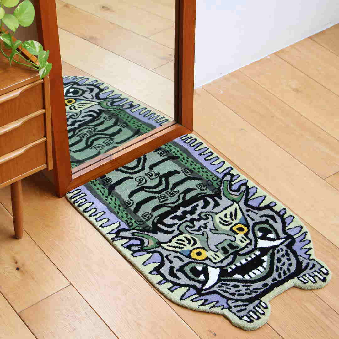 楽天市場】【 幅 60 / 縦 100 cm 】 S サイズ Tibetan Tiger Rug