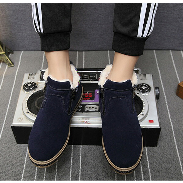 楽天市場 全品半額クーポン 6月22日時 2時間限定 暖かい裏起毛スニーカー メンズシューズ スニーカー シューズ 靴 裏起毛 秋冬宅配便 N Mart