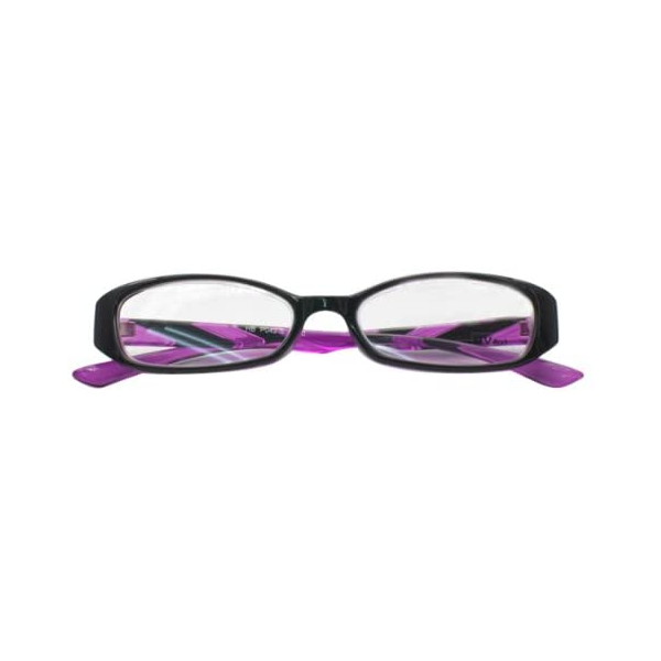 ハックベリー ちょっとおしゃれな老眼鏡 最大91％オフ 【海外輸入】 3.0度 UVカットレンズ P042S3 紫 プラスティックフレーム パープル系