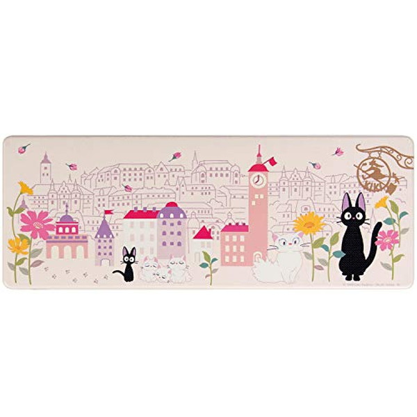 魔女の宅急便 花のまち ロングマット ピンク 約45×120cm 60607 センコー画像