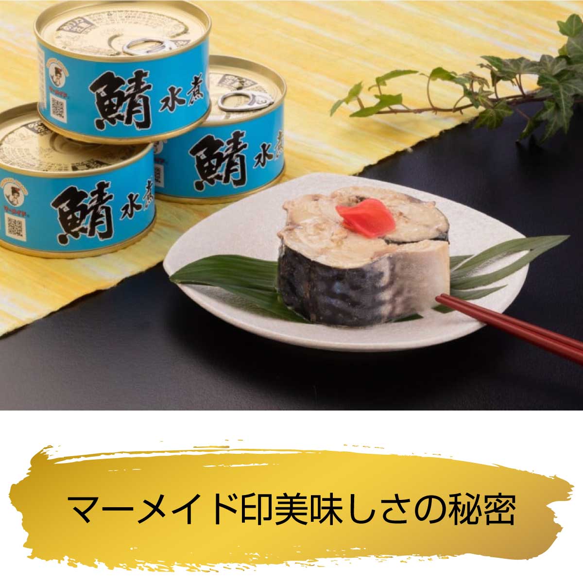 新規購入 【楽天市場】期間限定 福井缶詰 マーメイド印 鯖 水煮 缶詰 