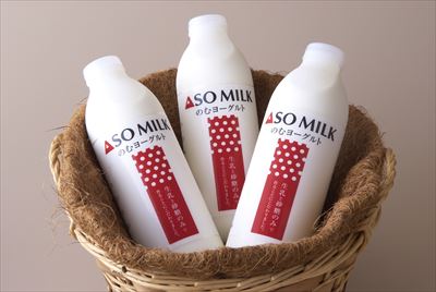 【送料無料】【低温殺菌牛乳】【熊本県阿蘇産】阿部牧場の飲むヨーグルト 800ml×3本セット【クール配送】産地直送 こだわり ASOMILK やわらかい口当たり