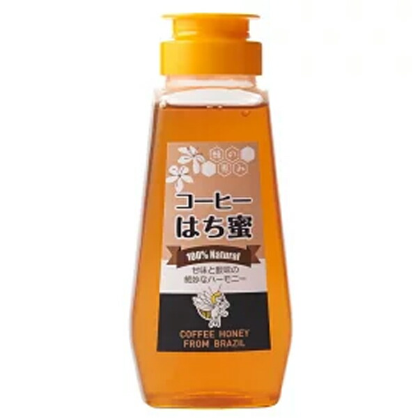 サンフローラ コーヒー花のはち蜜(バルブ・ボトル) 300g×12本セット 100%ブラジル産天然ハチミツ|N丁目薬品