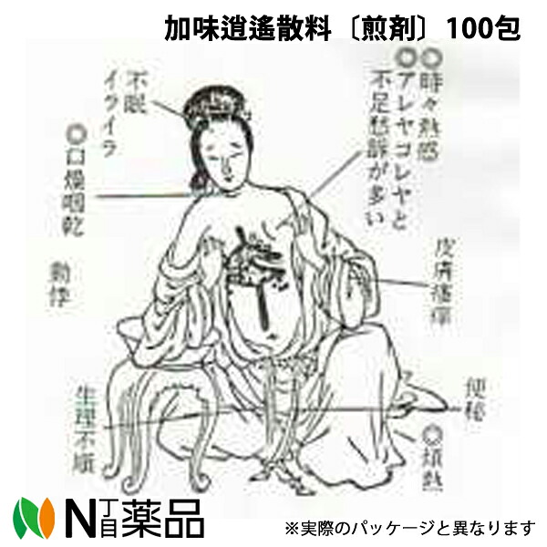 【第2類飲み薬】オリエント漢方製薬 塩加減逍遙散料〔煎じ薬〕100包［漢方薬携帯電話：024カミショウヨウサン］