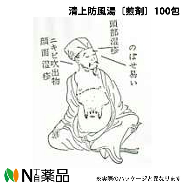 【第2類飲み薬】オリエント漢方製薬 清上防風湯〔煎じ薬〕100包［漢方薬携帯電話：058セイジョウボウフウトウ］