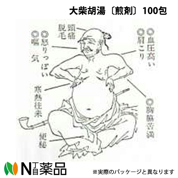 【第2類医薬品】東洋漢方製薬 大柴胡湯〔煎剤〕100包［漢方薬番号：008ダイサイコトウ］