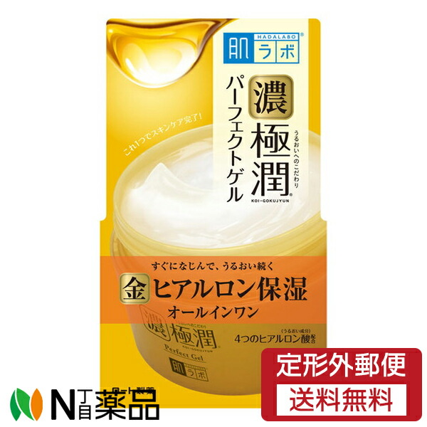 【定形外郵便】ロート製薬 肌ラボ 極潤パーフェクトゲル (100g) <オールインワン ヒアルロン酸 ジェル>