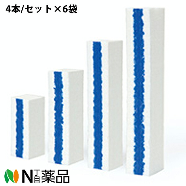 川本産業 カワモト KAIMEN（カイメン）［4本/セット］1セット/袋×6袋【一般医療機器】＜腹腔鏡下手術時に、ドライな術野確保をサポートするスポンジ＞＜医療関係者向け製品＞