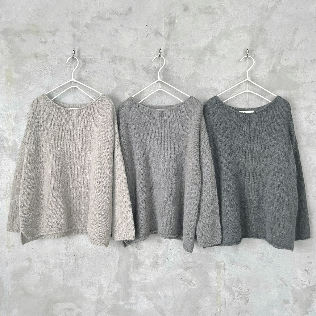 evam eva [エヴァムエヴァ] アルパカウールプルオーバー レディース E223K173 stone gray