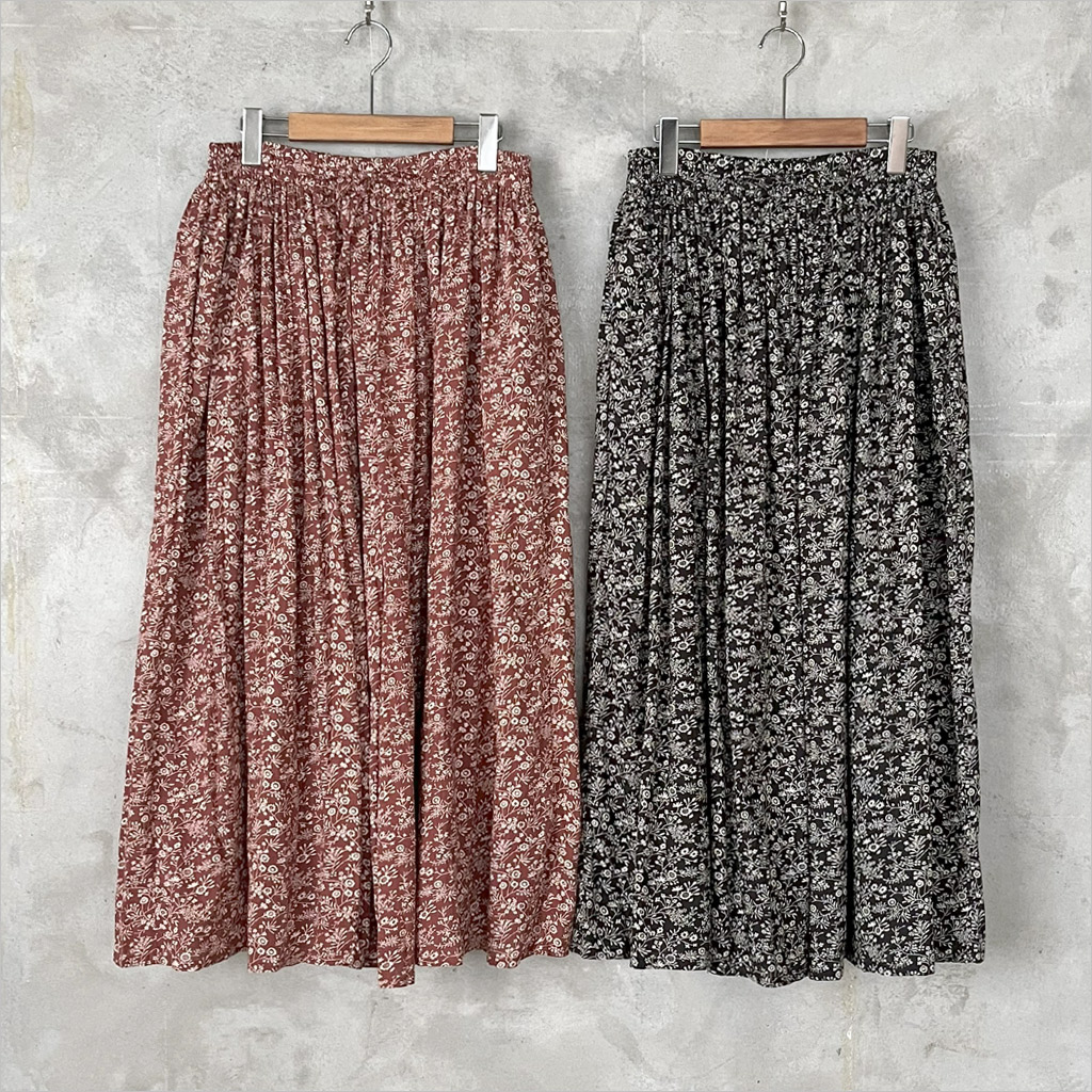 楽天市場】SOIL(ソイル) 40'S ポプリン フラワープリント ギャザー