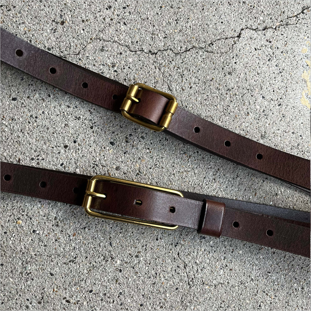 【美品】アディクトクローズ 日本製正規品　UKブライドルレザーベルト　厚本革真鍮 美品】アディクトクローズ 日本製正規品 UKブライドルレザー