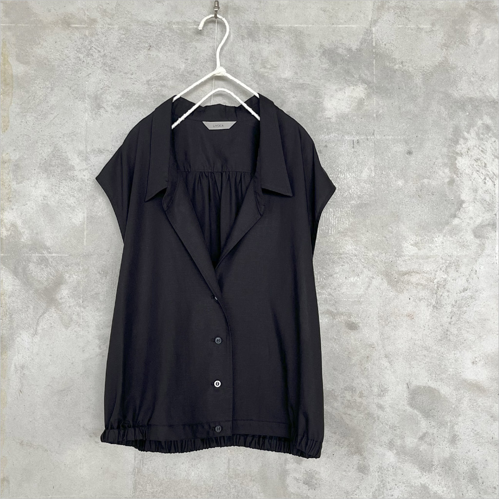 Liyoca [リヨカ] スラブポプリンベスト レディース LY54-200 black