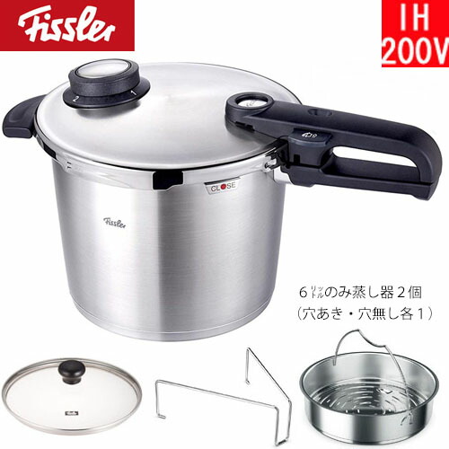 楽天市場 ドイツ製 フィスラー 圧力鍋 プレミアム プラス ４ ５ｌ ガラスフタ付き 92 04 11 511 送料無料 鍋屋