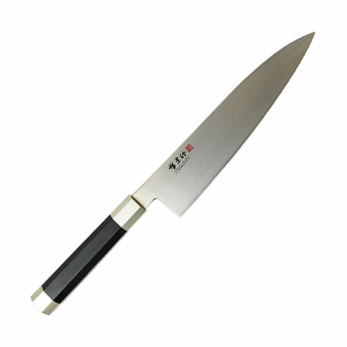 楽天市場】三木刃物製作所 白雲上作 V金10号 積層鋼 牛刀 210mm M-107S