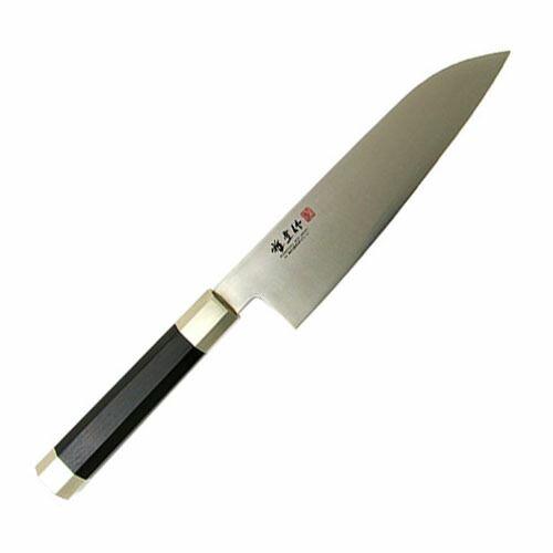 【在庫限り】 【日本製】 雅宣作　Ｖ金１０号鋼　三徳包丁 １８０ｍｍ 【送料無料】