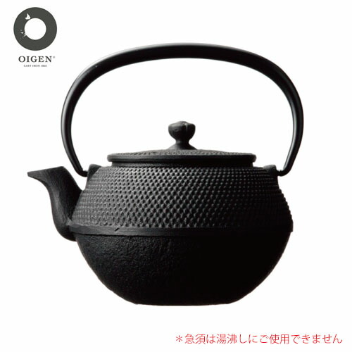 【日本製】 及源鋳造 鉄急須 まろみアラレ（0.35L） E-110-S オイゲン／南部地方金物