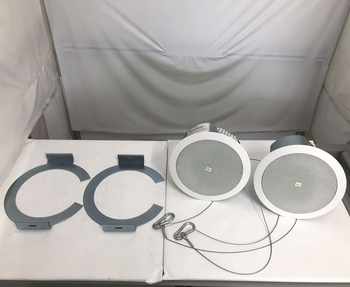 【音出し確認済み】JBL PROFESSIONAL Control 24CT Micro Plus 天井埋込型スピーカー ペア 2個1セット C型サポート金具付き 【送料無料】【30日保証】