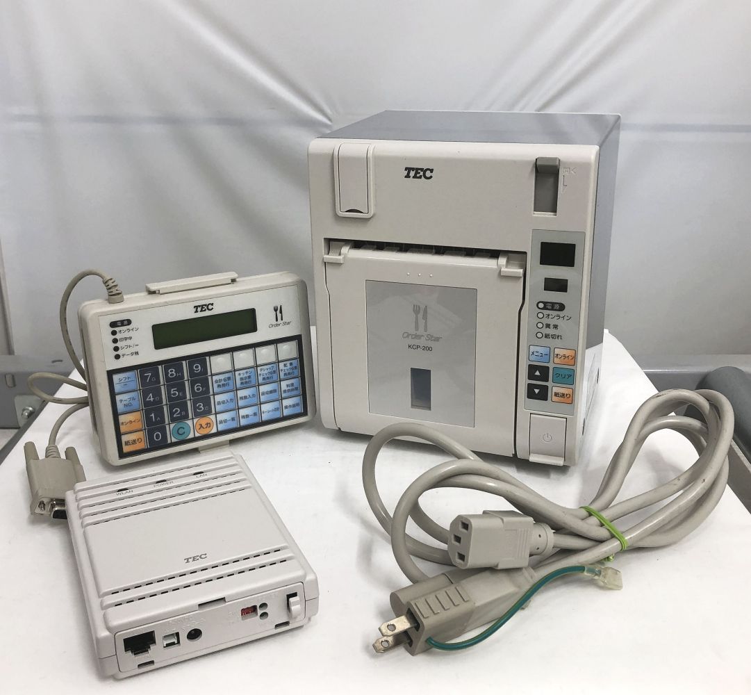 楽天市場】【美品】東芝TEC リモートキッチンプリンタ KCP-100WT-03 