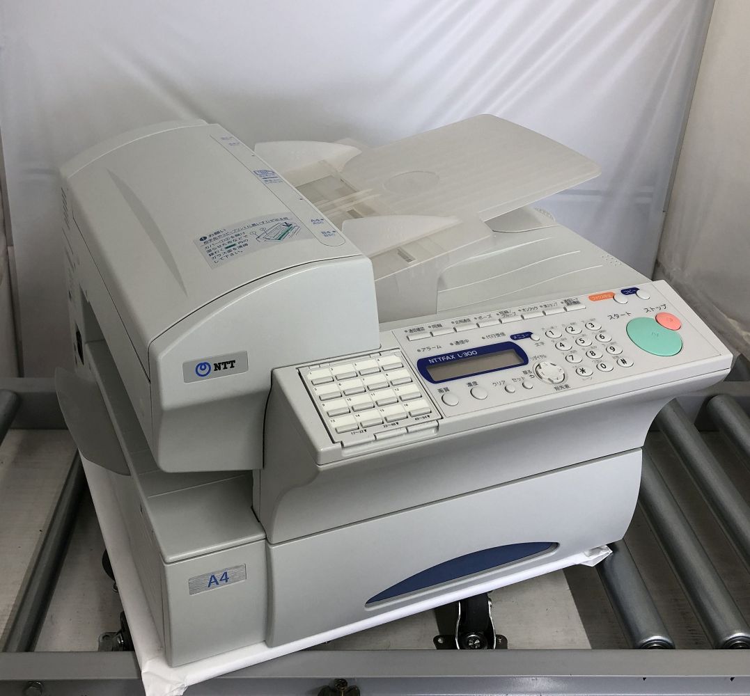 【継続期間制限事項尖んがり10倍｜百貨店SALE】NTT NTTFAX L-300 刷り上げる聞き入れる 資料すべり出し化済み 中古トナー付き添い人 ヘッドホーン嘱する【貨物輸送無料(北海道1,000円沖縄6,000円)】【30日引き受ける】