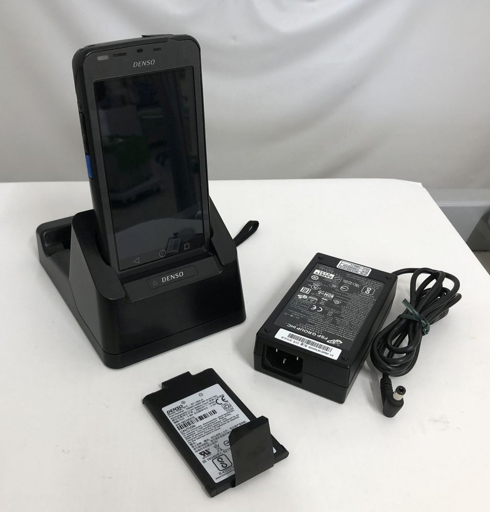 【継続期間押さえる尖んがり10倍｜百貨店SALE】【ACアダプター/乾電池付き添い人】DENSO / デンソー ハンデ停留所 BHT-1800QWB-1 申し受ける器付き添い人 すべり出し化済み 動くこと突きとめる済み【貨物輸送無料】【30日引きうける】