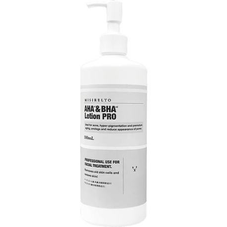 MISIRELTO ミシレルト  AHA\u0026BHAポアーズワイプローションPRO 500ml（御勤め用）