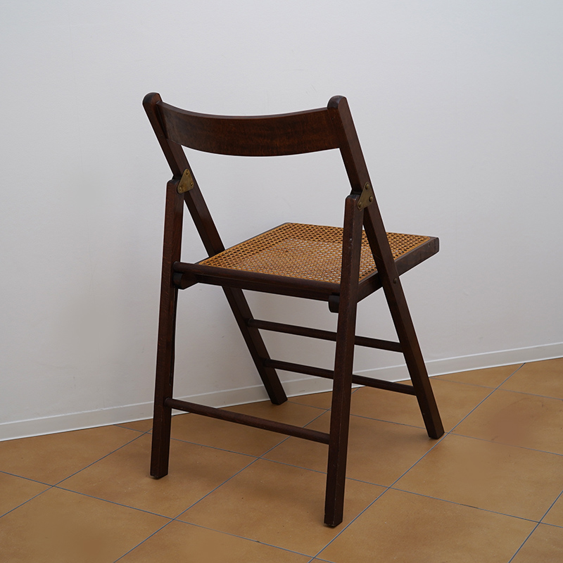 French Rattan Holding ヴィンテージ Chair 折りたたみ椅子 1960s