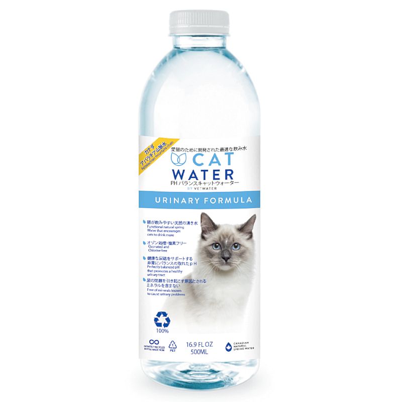 最短賞味2024.10・pH　バランス　キャット　500ml　ウォーター　天然水　猫　水　ペット　水分補給cw60100