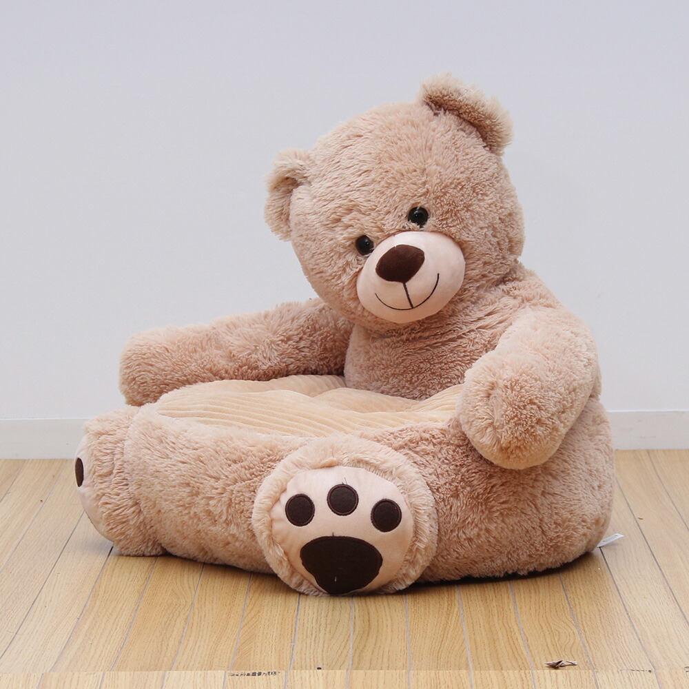 楽天市場】【1/10は期間限定ｸｰﾎﾟﾝ発行】ぬいぐるみ型キッズソファ クマ