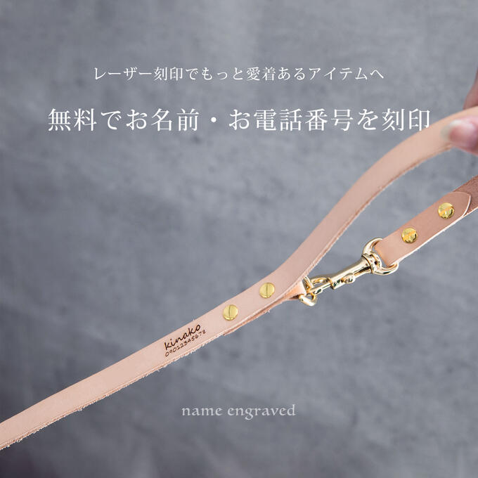 お名前無料刻印 犬 リード 犬用 レザー 本革 ヌメ革 ヌメリード 小型犬 中型犬 名入れ 犬の首輪 おしゃれ ネコポス配送ok 日本製 ナコル M便 1 3 Kwd Narayanitech Com