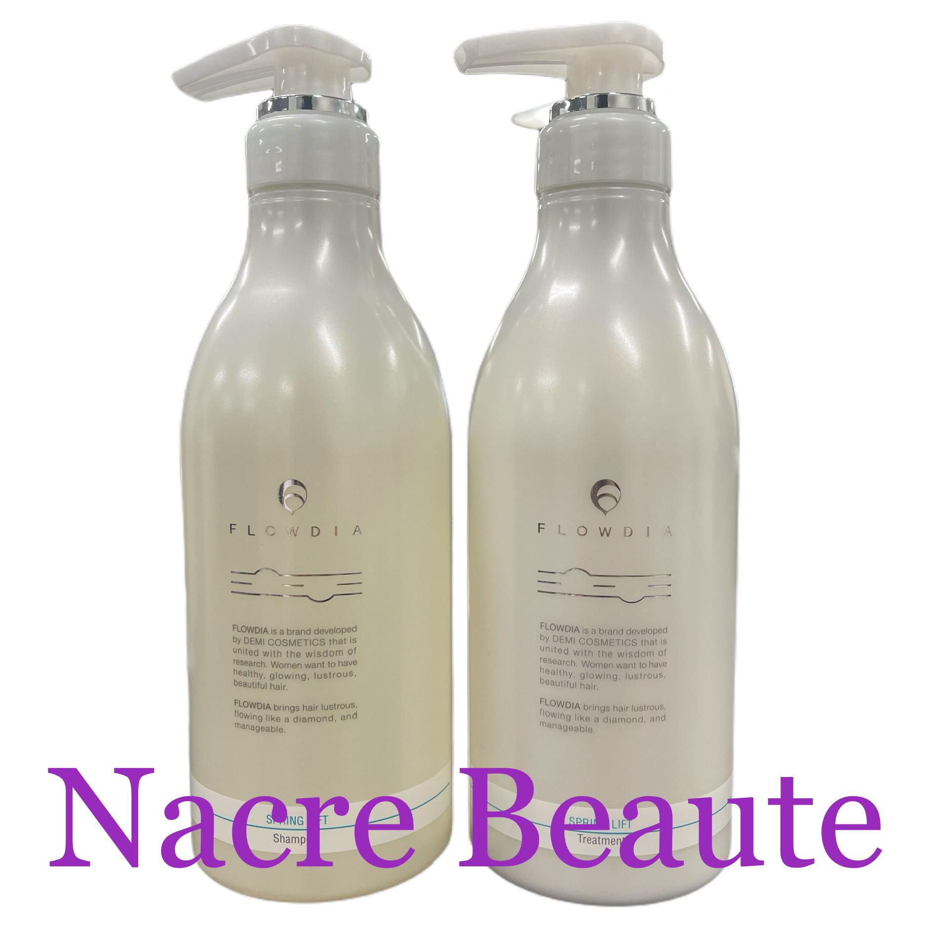 [SET] デミ フローディア グランストレッチ シャンプー550mL   トリートメント550g  demi flowdia 美容 保湿 補修 ダメージケア ボリューム シャンプー トリートメント