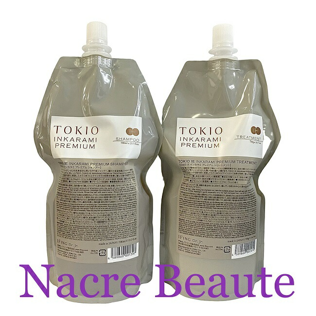 楽天市場】送料無料!TOKIO IE インカラミ プラチナム セット 700ml+700g【詰め替え用】シャンプー トリートメント ○ : Ｎａｃｒｅ  Ｂｅａｕｔｅ