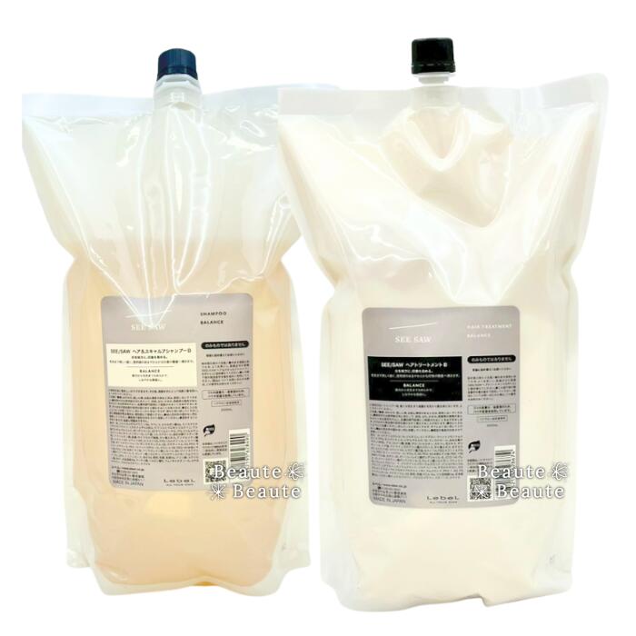 楽天市場】ルベル シーソー SEE/SAW ヘア＆スキャルプシャンプーB