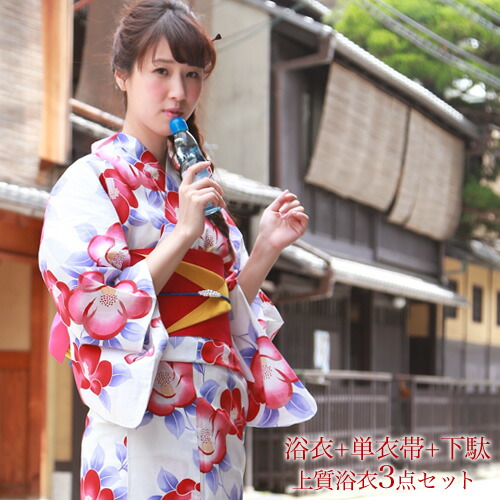 楽天市場】浴衣 セット レトロ 高級変わり織り綿浴衣3点セット