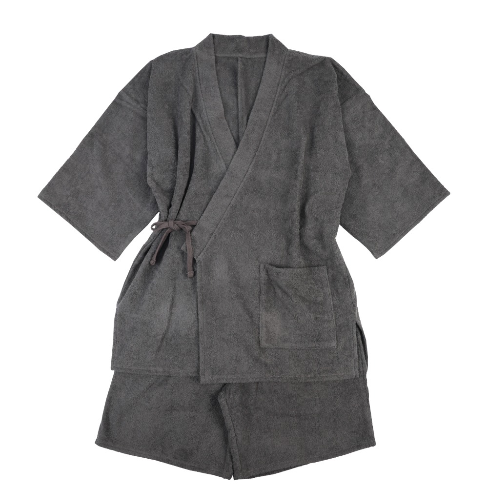 送料無料 甚平 レディース メンズ パイル地甚平上下2点セット レディース メンズ 女性 男性 甚平 パイル パジャマルームウェア Bayleafkitchen Co Uk
