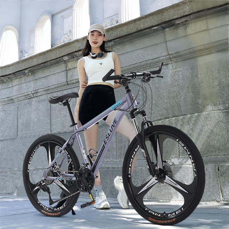 ESLUVE マウンテンバイク MTB 26インチ 21段変速 クロスバイク