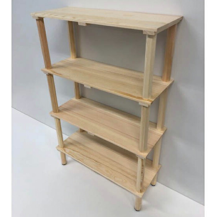 楽天市場】【K】【木村木工】ラック ウッドラック 木製 棚 本棚 3段 K