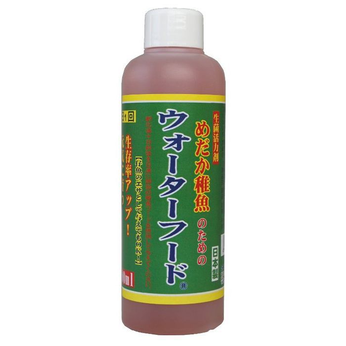 楽天市場 めだか稚魚のためのウォーターフード 0ml 日本製 メダカ 赤ちゃん 稚魚 えさ 生存率アップ アクアリウム 成魚にもおすすめ P F ペット アンド フィッシュ
