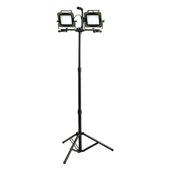 ナフコ LEDワークライト スタンド式ダブル 7200Lm WLN-7200SWA