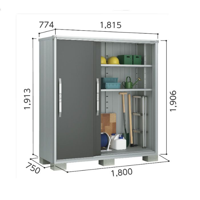 ヨド エスモ ESF-1807A【A容器に並べる】間口1815粍●今めかしいでサビに揺るぎない屋根裏部屋