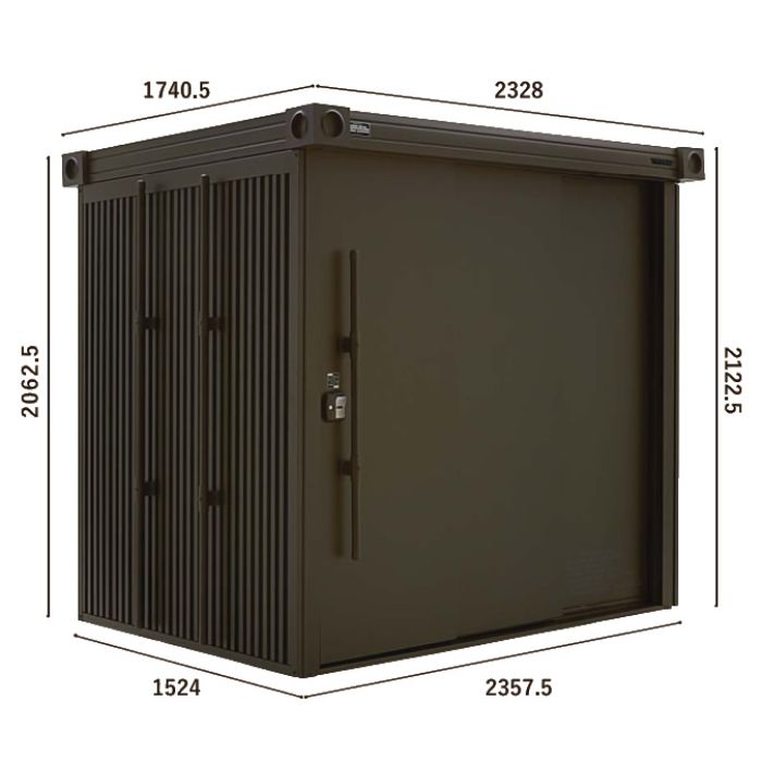 ヨド物置 エルモ LMDS-2215-BM（BEAMSモデル）積雪型【Aパック】　間口2357.5mmタイプ｜ホームプラザナフコ店