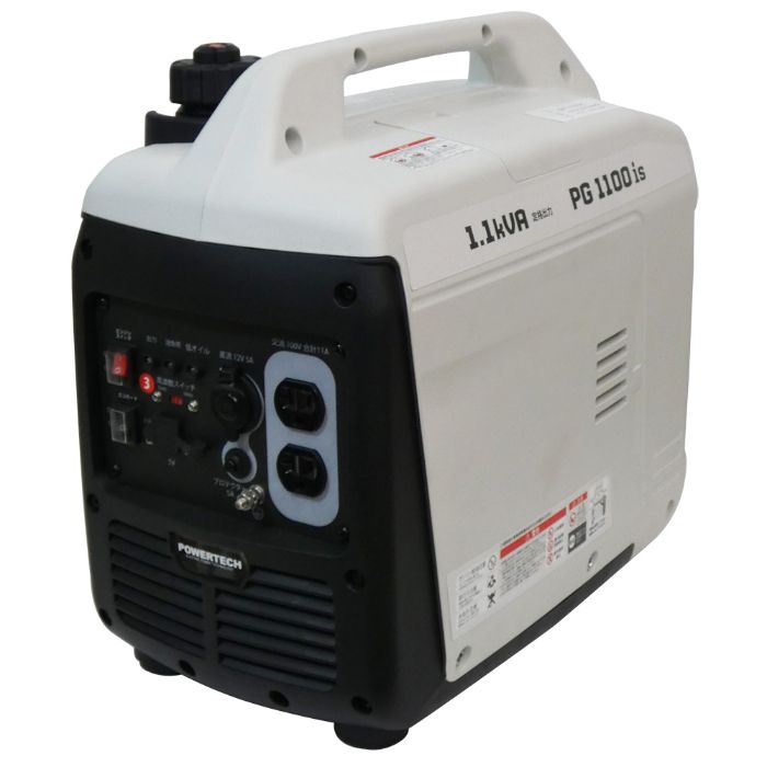 POWERTECH（パワーテック） インバーター発電機 1.1kVA PG1100is