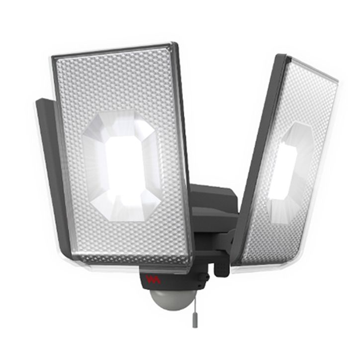 ムサシ 12.5W×3灯LED感知器ともし火 LED-AC3050 ガーデンライト ・灯篭-ライト・イルミネーション