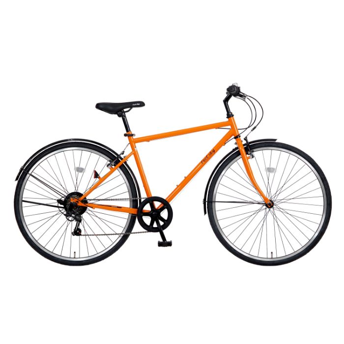 楽天市場】Feel sky クロスバイク 700×32C 6段 イエロー : ホー